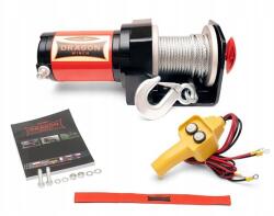 DRAGON WINCH ~1T Elektromos Csörlő 12V Csörlő 2000st garázs műhely távirányító I (2K)