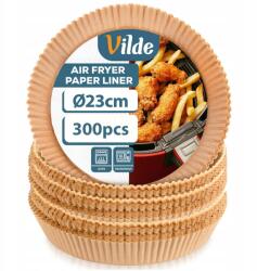  300x Air Fryer zsírmentes olajsütő utántöltő sütőpapír 23cm (5900670126480)