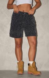 Prettylittlething Fekete Laza Cargo Rövidnadrág Széles Szárú Prettylittlething 36