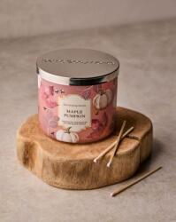 Bath & Body Works Bath&Body Works Maple Pumpkin Illatgyertya 3 kanócos 411g