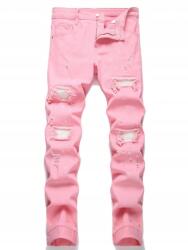 Shein Rózsaszín Farmer Nadrág K1M S06__XS