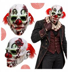 Pixel Zombi Bohóc Maszk Latex Arc Halloween Ijesztő Szörny Jelmez (009309)