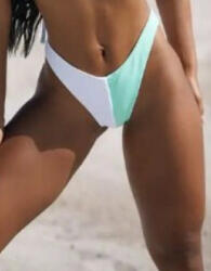Prettylittlething Fehér-zöld Klasszikus Bikini Alsó Bugyi Prettylittlething 44