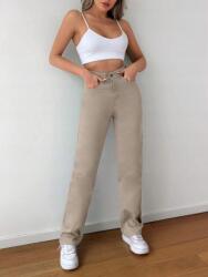 Shein Bézs Farmer Nadrág S06__M