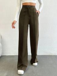 Shein Khaki Egyenes Szárú Nadrág 47H S06__L