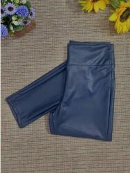Shein Sötétkék Leggings Bőr Utánzat S06__M/L