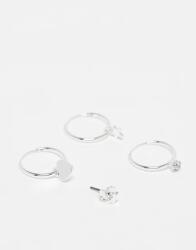 Monki Ezüst Fülbevaló 4-PACK P5A S08