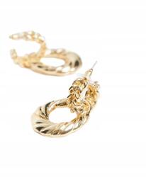 Designb London Lógós Fülbevaló Twist S08