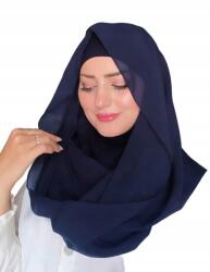 Shein Sötétkék Hidzsáb Sál Tou S07