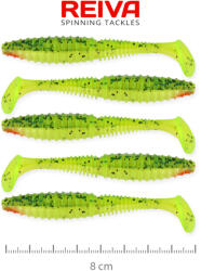  Reiva Zander Power Shad Watermelon 8 cm 3, 18 g 5 db/csomag gumihal