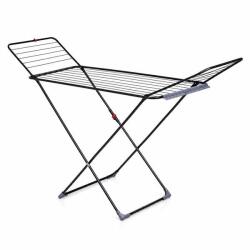 LUNARO Uscator de rufe pliabil LUNARO Wing Plus-Bk, Spatiu uscare 18m, Suport special sosete, Incarcare 15kg (Negru)