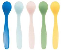 Badabulle Linguri moi pentru bebeluși Pastel, 5 buc Set pentru masa bebelusi
