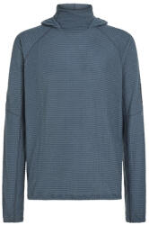icebreaker Men Mer 400 RealFleece Grid Pulover Hood férfi pulóver XL / kék/szürke