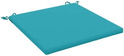 vidaXL 1 darabos ülőpárna SOEST 100% poliészter Türkiz 70 x 70 x 3 cm 944813 (944813)
