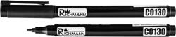 RICHMANN Vékony marker építéshez, Richmann, Fekete, 1mm, 14cm (C0130)