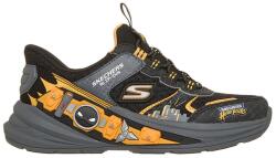 Skechers Skechers, Hero Kicks Slip-Ins sneaker, Fekete, Narancssárga, 36 EU (404212L-BKYL-36)