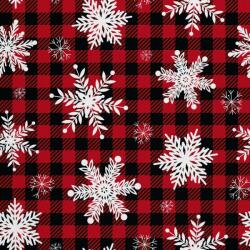 Heko Panels Textil anyag, Hópelyhek négyzeteken, Poliészter 100%, 210g/pm, Méret: 100cm x 155cm, DX588 (DX588)