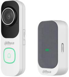 Dahua Sonerie video WiFi 6 Dahua VDKP01-WG, 2K, fisheye, IR 10 m, microfon si difuzor, slot card, detectie AI om si vehicul, vizualizare de pe telefon, IP65 (VDKP01-WG)