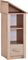 Carmen Raft pentru jucarii copii Carmen MY HOUSE 3575059, 1 raft, 1 sertar, Inchidere lina, Maro/Bej (bit3575059) Raft