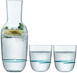 Zwiesel Glas Set pentru apă Aura, 1 carafă și 2 pahare, verde Pahar