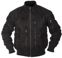 Mil-Tec US Tactical geacă pilot, neagră (10404602.3XL)