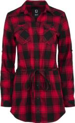 Brandit Lucy cămașă lungă pentru femei, roșie neagră (44006.41.4XL)