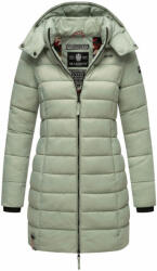 Marikoo ABENDSTERNCHEN palton piquat pentru femei cu glugă, Smokey mint (M-W-107-ABENDSTERNCHEN-smokey-mint-435.XL)