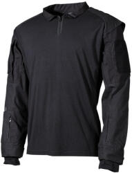 MFH Combat bluză tactică cu mânecă lungă, neagră (02611A.XXL)
