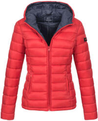 Marikoo Lucy geacă de tranziție pentru femei cu glugă, roșie (M-W-170-LUCY-red-601.XS)