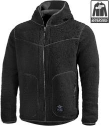 Pentagon Ianos Sherpa geacă fleece reversibilă pentru bărbați, neagră/gri (K09057.129-BLACK/WOLF GREY.XS)