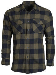Mil-Tec cămașă flanelă UȘOARĂ, neagră/oliv (10939001-902)