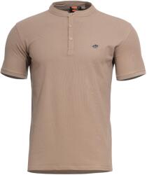 Pentagon Levantes Henley tricou cu nasturi, tan brown (K09025-82.S)