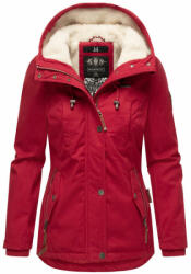 Marikoo Bikoo geacă de iarnă pentru femei cu glugă, Dark red (M-W-210.BIKOO.624.dark_red.XXL)