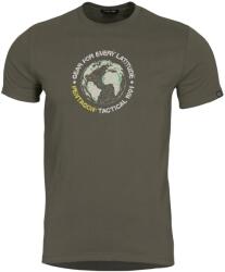Pentagon Globe tricou pentru bărbați cu mânecă scurtă, verde închis (K09055-06E-2XL)