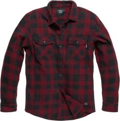 Vintage Industries Globe heavyweight cămașă flanelă, roșie în carouri (3540.redcheck.XXL)