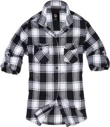 Brandit Amy cămașă pentru femei, albă neagră (9336.46.5XL)