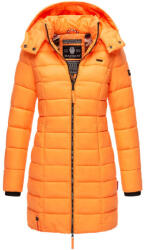 Marikoo ABENDSTERNCHEN palton piquat pentru femei cu glugă, Apricot sorbet (M-W-107.ABENDSTERNCHEN.1004-apricot-sorbet.M)