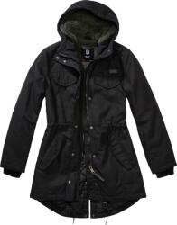 Brandit Marsh Lake parka pentru femei geacă de iarnă cu glugă, neagră (9476.2.XXL)