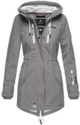 Marikoo ZIMTZICKE geacă softshell pentru femei cu glugă, de iarnă (M-W-97-ZIMTZICKE-grey-901.L)