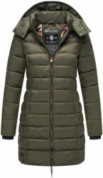 Marikoo ABENDSTERNCHEN palton piquat pentru femei cu glugă, oliv (M-W-107.ABENDSTERNCHEN.402-olive.XL)