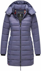 Marikoo ABENDSTERNCHEN palton piquat pentru femei cu glugă, Blue violet (M-W-107.ABENDSTERNCHEN.335-blue-violet.S)
