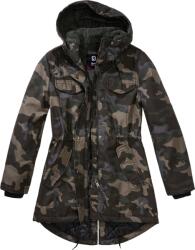 Brandit Marsh Lake parka de iarnă pentru femei cu glugă, Darkcamo (9476.4.5XL)