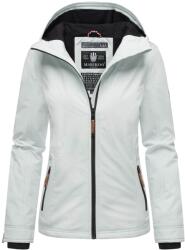 Marikoo Brombeere jachetă de tranziție pentru femei cu glugă, albastru gheață (M-W-418-BROMBEERE-iceblue-338.3XL)