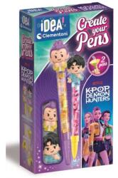 Clementoni Idea Art Mini: K-Pop Demon Hunters set de creionare Rumi și Jinu - Clementoni (18480)