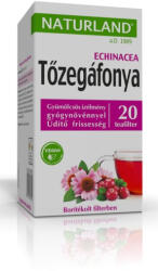 Naturland Tőzegáfonya-Echinacea gyümölcstea 20x2 g