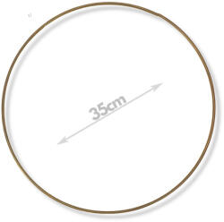  Fém karika arany 35cm - kosarbolt