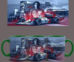  Ayrton Senna bögre (Zöld) - time4gift