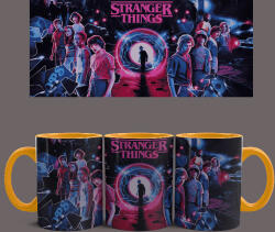  Stranger Things universe bögre (Narancssárga) - time4gift