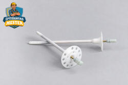 Masterplast Thermomaster D-H hőhídmentes tárcsás dűbel fém beütőszeggel 8/215 mm (100 db)
