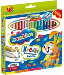St. Majewski Bambino 18 db-os vastag színes ceruza készlet hegyezővel (000348)